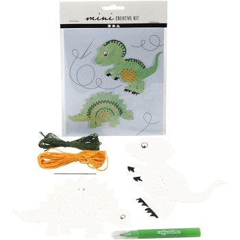 Mini kit creativo, dinosauro, 1 set 2