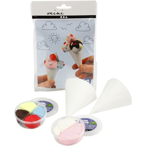 Mini kit creativo, coni gelato, 1 set