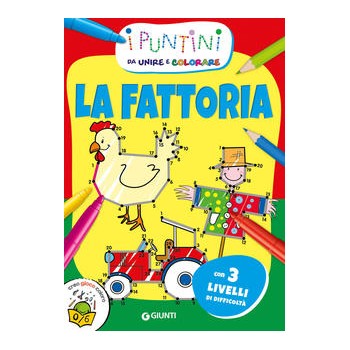 La fattoria - puntini da unire e colorare 2