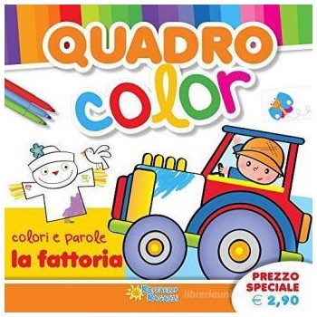 Libro color - colori e parole - la fattoria 2
