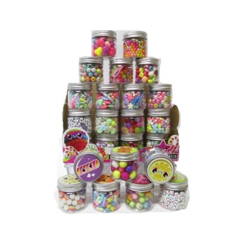 Abc: Candy Beads - Barattolo Perline Colorate