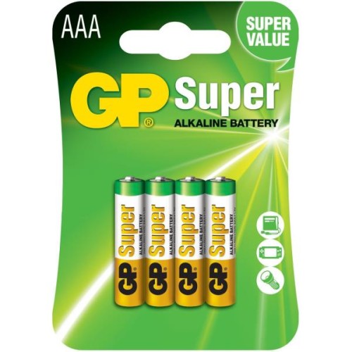 Blister 4 pile ministilo aaa 1,5v