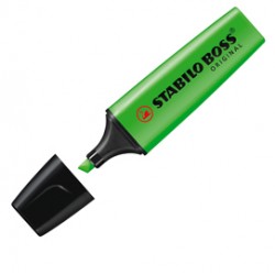 Evidenziatore stabilo boss verde 70/33