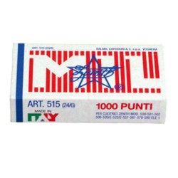 Scatola 1000 punti cucitrice Zenith 515 (24/6)