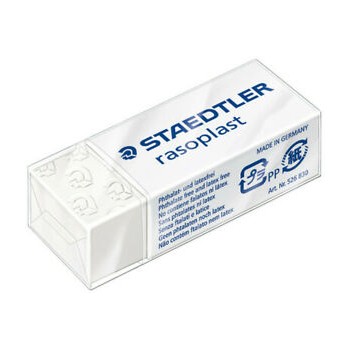 Gomma Staedtler Rasoplast 526 B30 bianca per matita