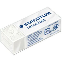 Gomma Staedtler Rasoplast 526 B30 bianca per matita