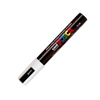 Marcatore Uni Posca Punta Media PC-5M Bianco