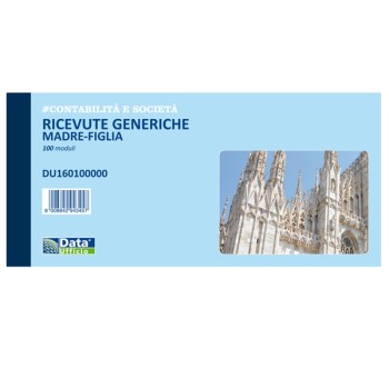 Blocco ricevute generiche madre figlia - 100 pagine - 10...