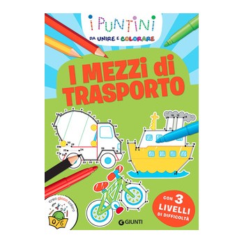 I mezzi di trasporto - puntini da unire e colorare