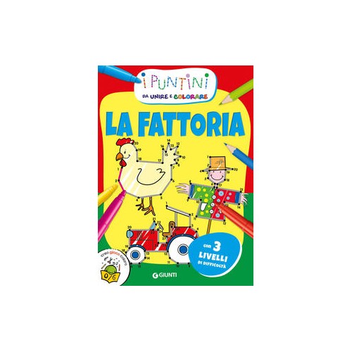 La fattoria - puntini da unire e colorare