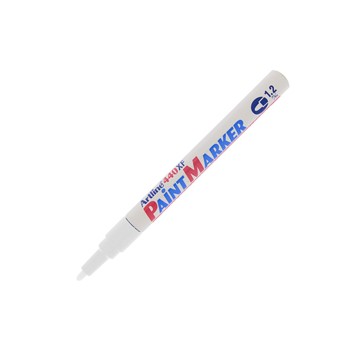 Marcatore Artline 440XF punta tonda fine a vernice bianco